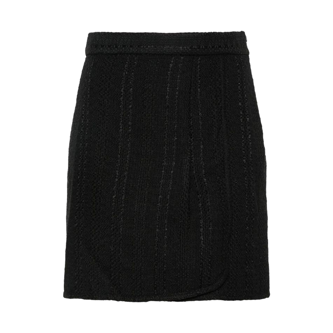 (W) 이로 아이제니 코튼 블렌드 미니 스커트 블랙((W) Iro Ijeny Cotton Blend Mini Skirt Black) - 1