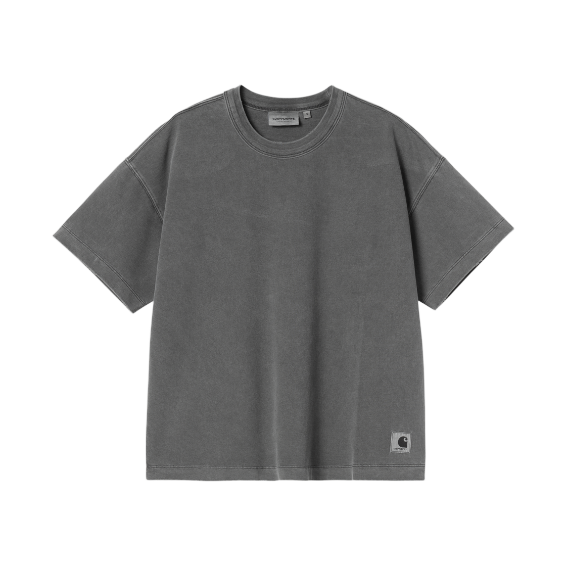 (W) 칼하트 WIP 숏슬리브 토리온 티셔츠 블랙 그라인드 워시드((W) Carhartt WIP S/S Torion T-Shirt Black Grind Washed)