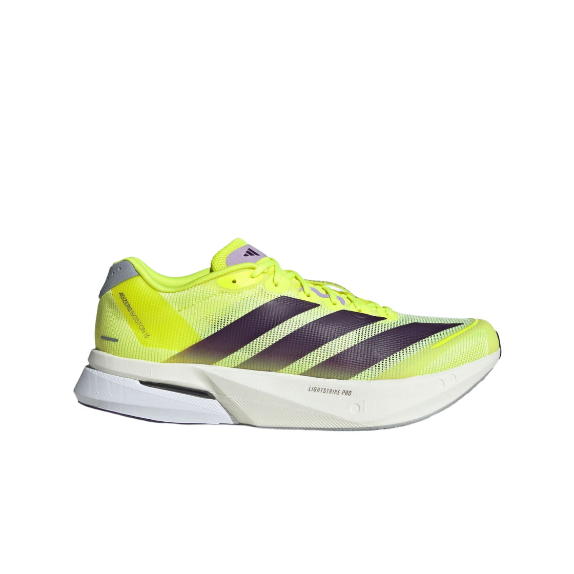 아디다스 아디제로 보스턴 13 솔라 옐로우 오로라 플럼(Adidas Adizero Boston 13 Solar Yellow Aurora Plum) - 1
