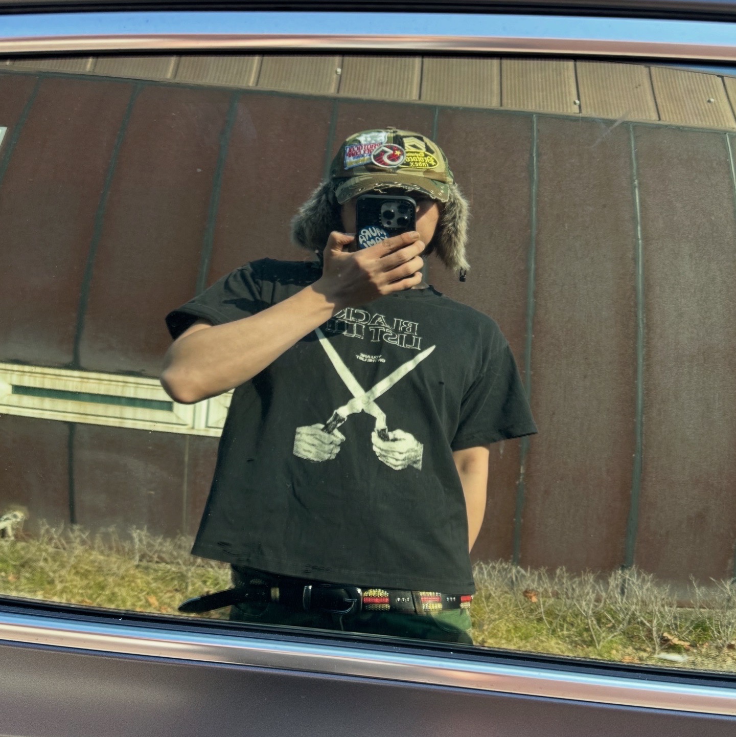 Protocol Index Blacklist Washed T-Shirt Black, Protocol Index Camo Trooper Cap Camo 착용 스타일 - 2