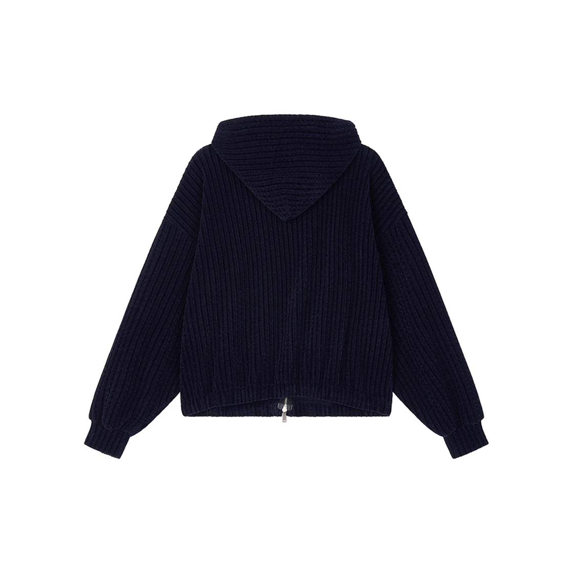 솜속 브린 코듀로이 후드 집업 네이비(SOMSOC Brynn Corduroy Hood Zip-Up Navy) - 2