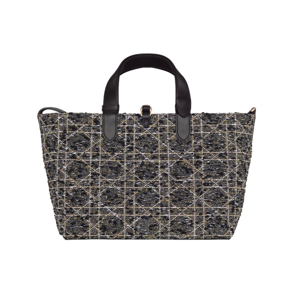 디올 미디움 디올 뚜주흐 백 트위드 까나쥬 모티프 블랙 골드(Dior Medium Dior Toujours Bag Tweed with Cannage Motif Black Gold) - 3