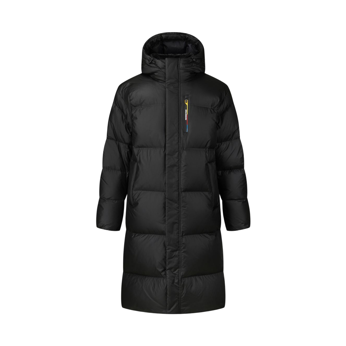 살로몬 컨투어 롱 다운 자켓 블랙