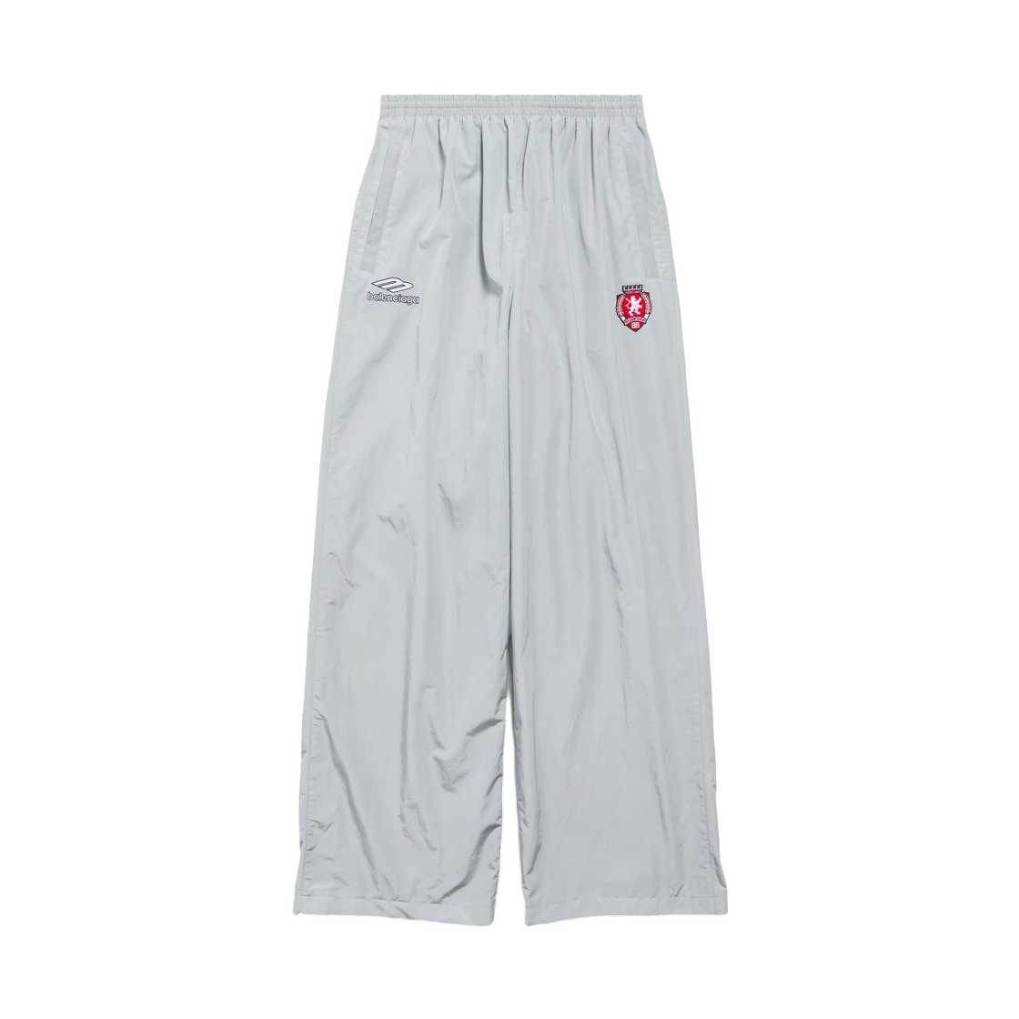 857656TPQ381800 Balenciaga 3B Football Tracksuit Pants New Grey