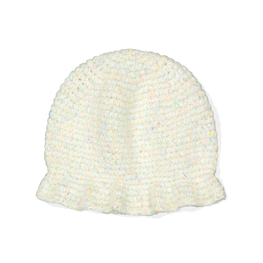 SL253KHWBE02IV [5% 적립] sunlovetour Tweedy Crochet Bucket Hat Ivory
