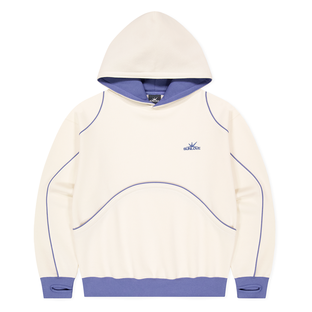 SLCO0TSWHO04IV [트리플적립]SUNLOVE Crescent Brushed Hoodie Ivory