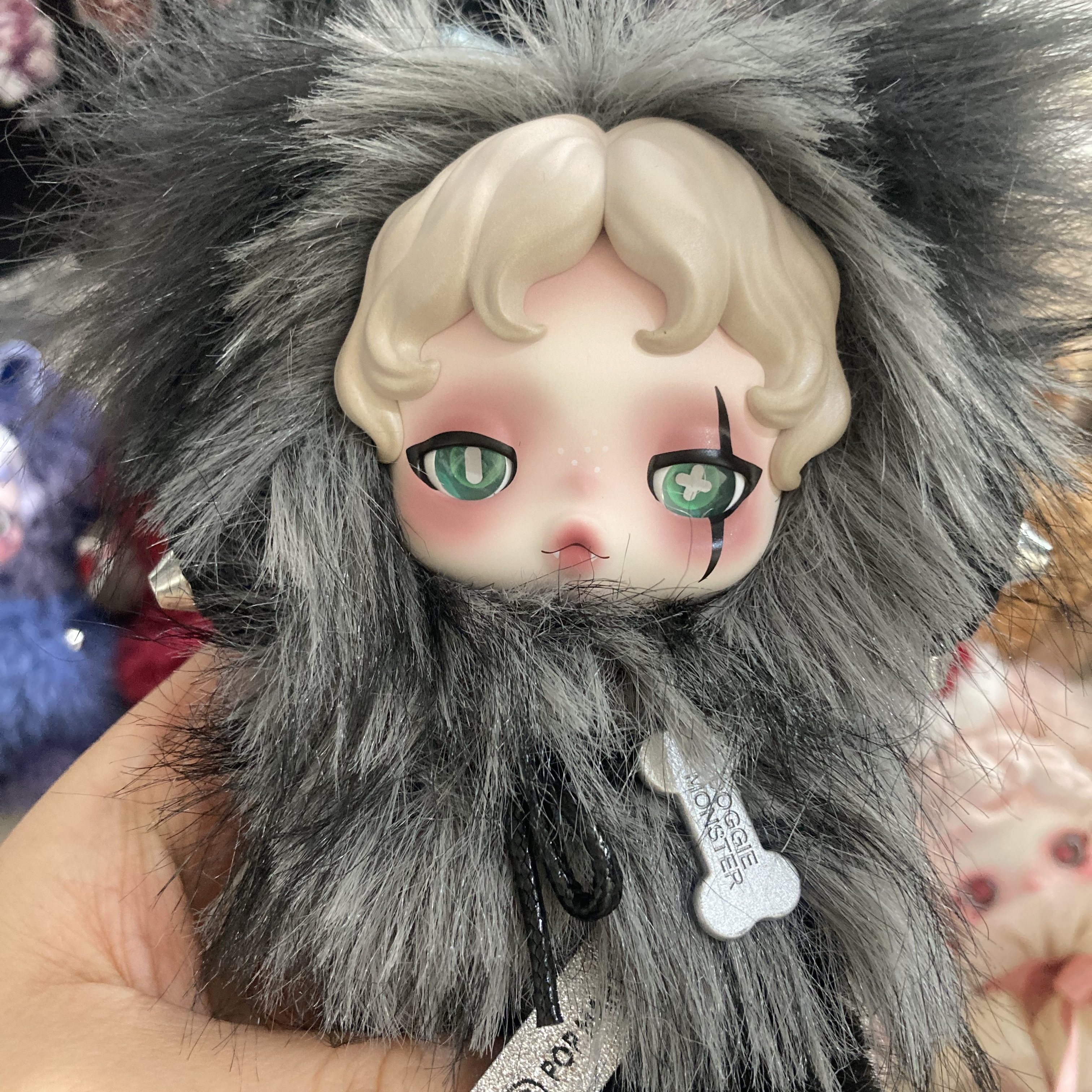 Pop Mart Skullpanda You Found Me ! Series Plush Doll Pendant Sealed Case (9 Blind Boxes), Pop Mart Skullpanda x Wednesday Plush Nevermore Academy Uniform Version 착용 스타일 - 2