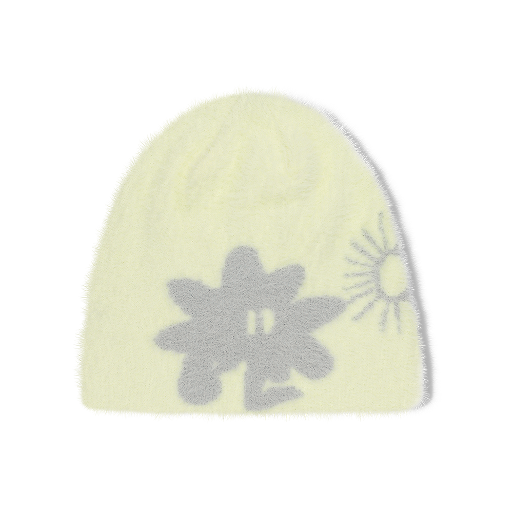 SLCO0KHWBE01YL [트리플적립]SUNLOVE Cali Shaggy Beanie Yellow