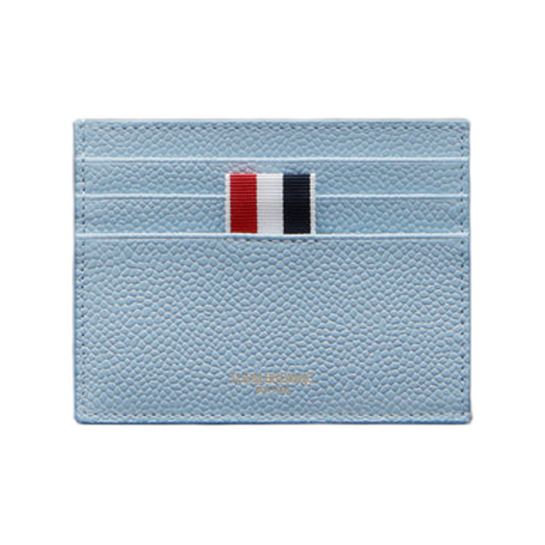 톰브라운 페블 그레인 노트 컴파트먼트 카드 홀더 라이트 블루(Thom Browne Pebble Grain Note Compartment Card Holder Light Blue)