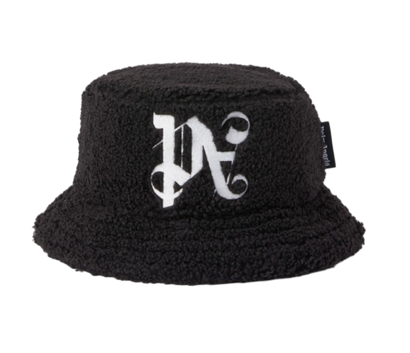 P9Y6MME99 Palm Angels Pa Monogram Bucket Hat - Black