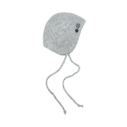 SOMSOC Fuzzy Earflab Beanie Melange Grey