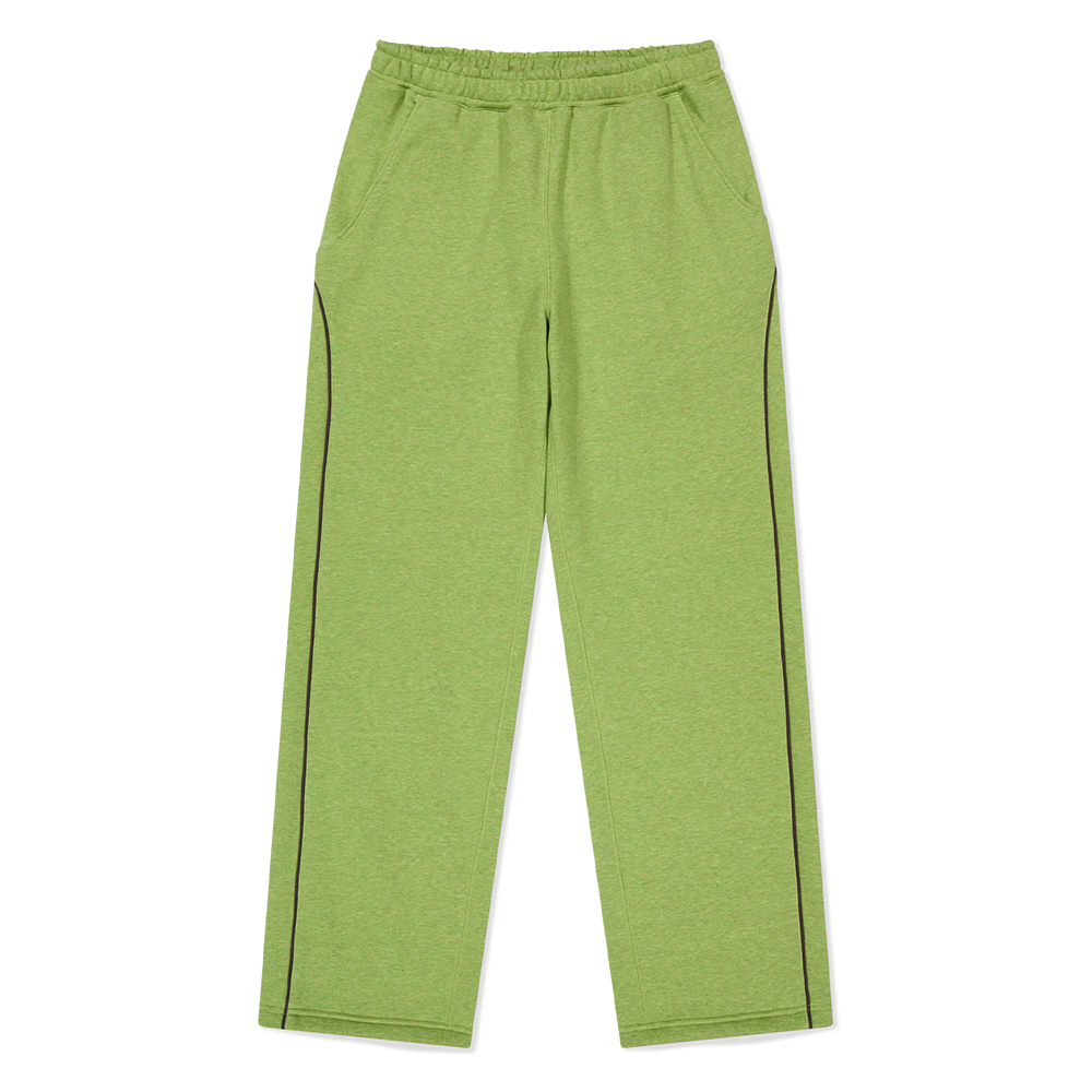 SLCO0TPAWP04HIM [트리플적립]SUNLOVE Crescent Brushed Sweatpants Heather Lime