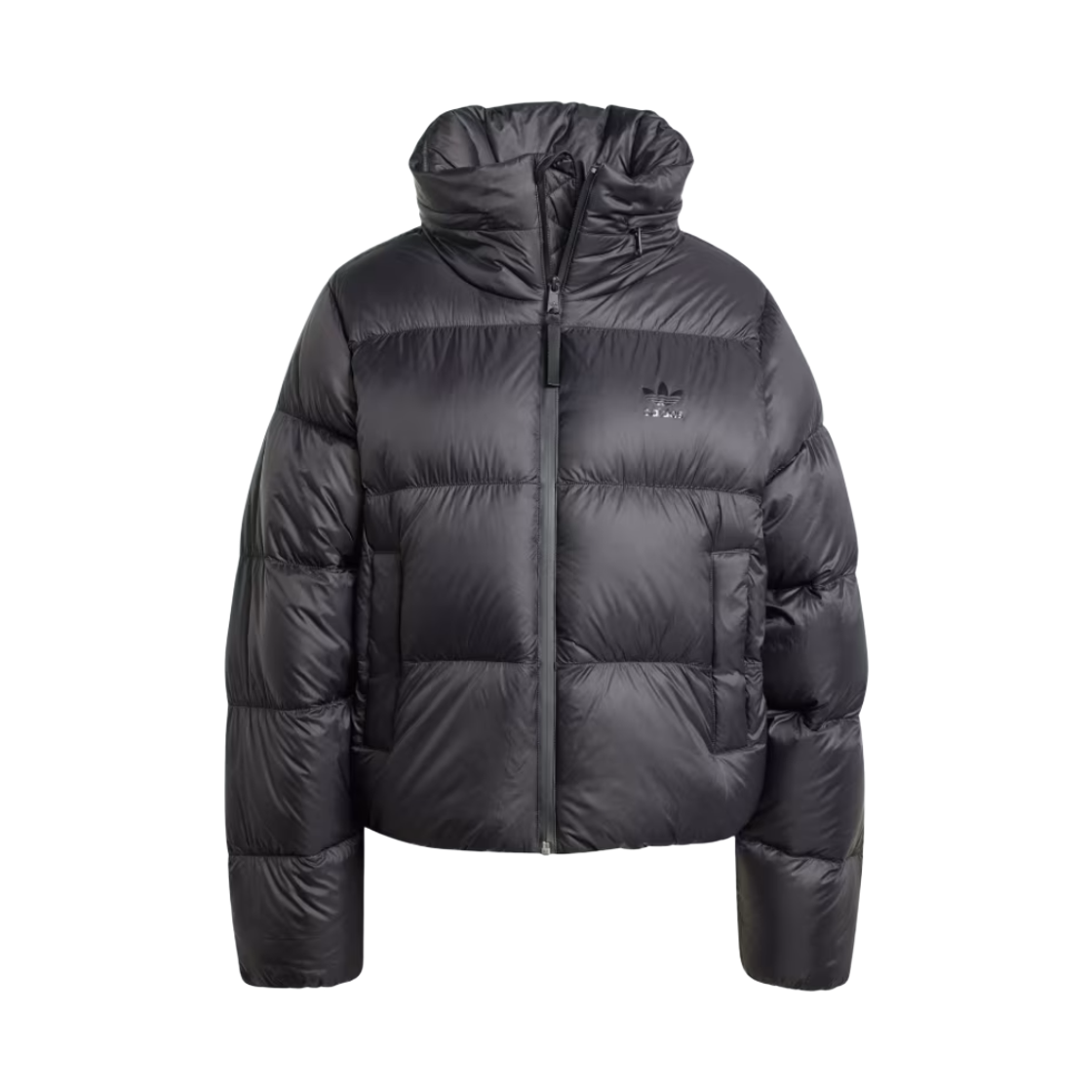 IW8368 (W) Adidas Originals Regen Cropped Down Puffer Jacket Black - KR Sizing