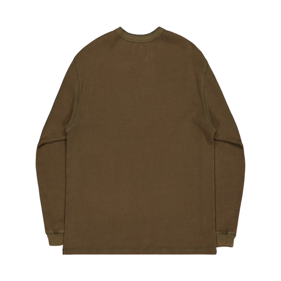 퍼렌 헨리넥 롱 슬리브 올리브 카키(PERENN Waffle Henley Neck Long Sleeve Olive Khaki) - 2