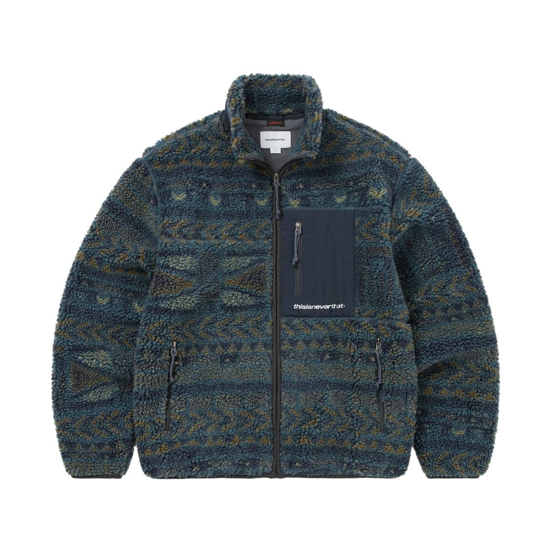 TN253BOWHS01NAV Thisisneverthat SP Sherpa Fleece Jacket Navy