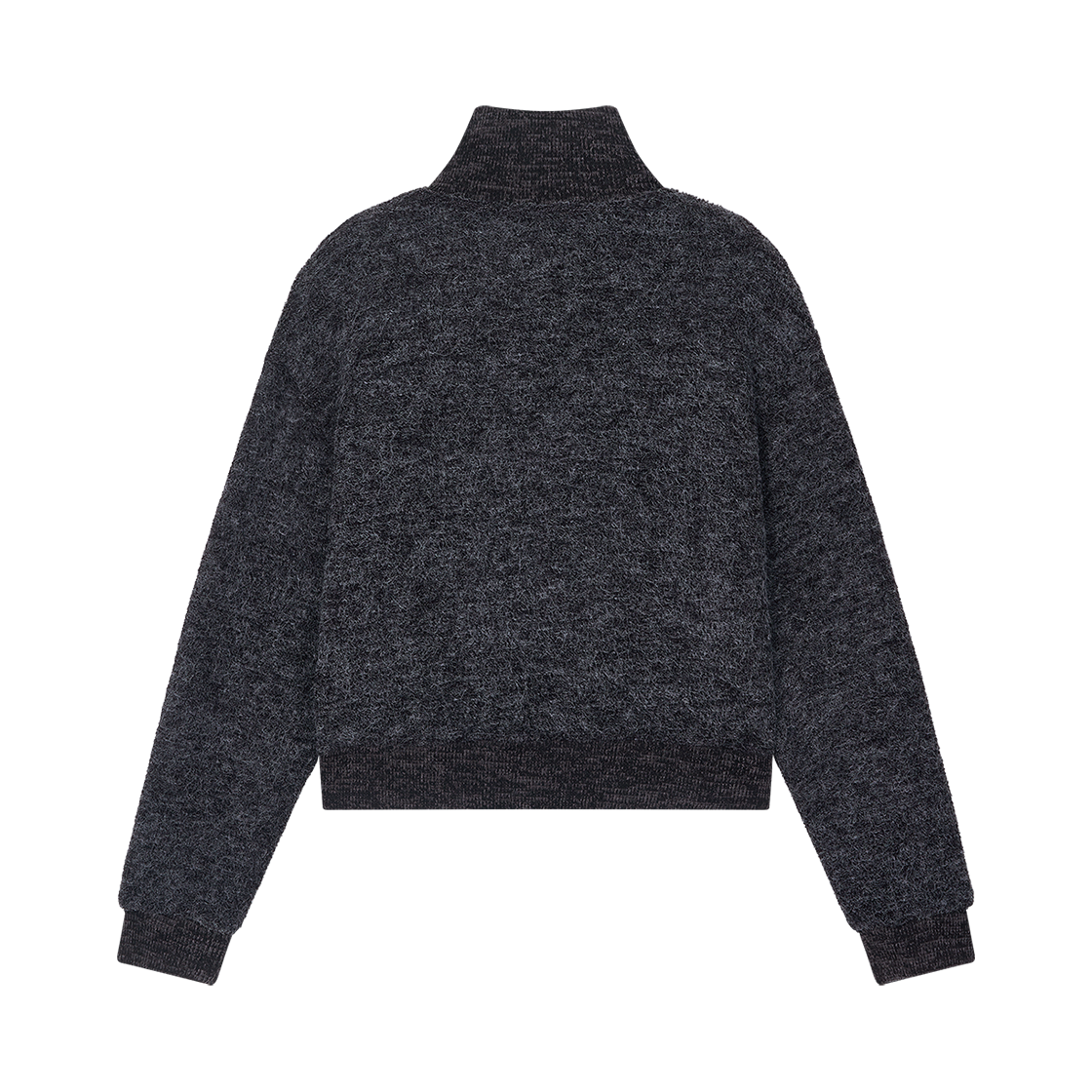 솜속 심볼 테리 니트 집업 챠콜(SOMSOC Symbol Terry Knit Zip-Up Chacoal) - 2