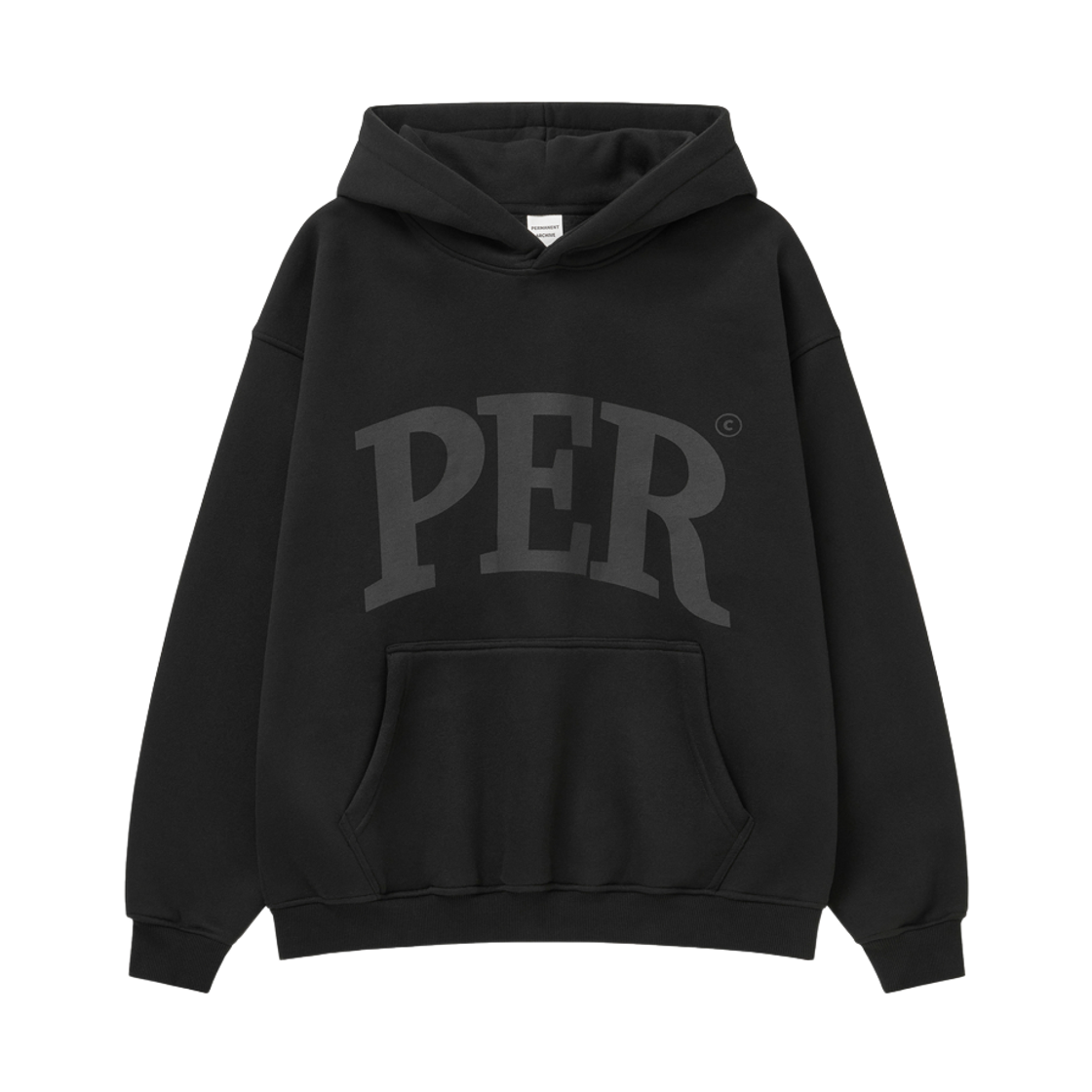 퍼머넌트 아카이브 컴퍼터블 PER 후드티 블랙(Permanent Archive Comfortable Per Hoodie Black)