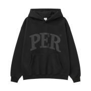 Permanent Archive Comfortable Per Hoodie Black