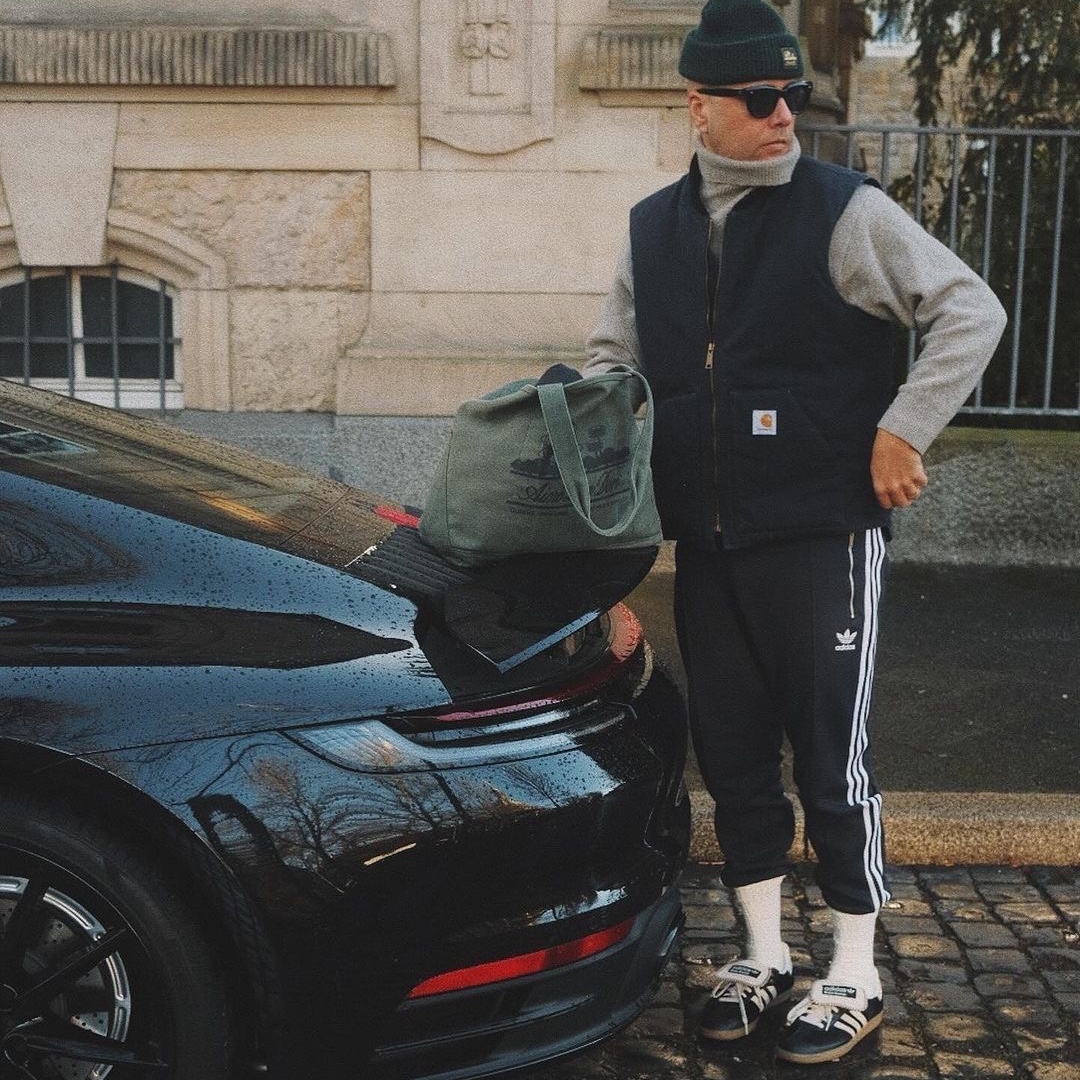 Carhartt Blanket Lined Relaxed Fit Regular Duck Detroit Jacket Black, Carhartt WIP Detroit Jacket Black 착용 스타일 - 8