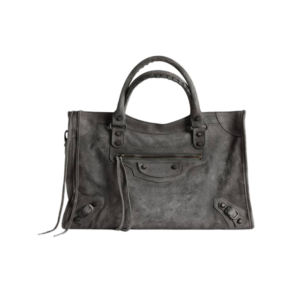 발렌시아가 르 시티 백 미디움 스톰 그레이