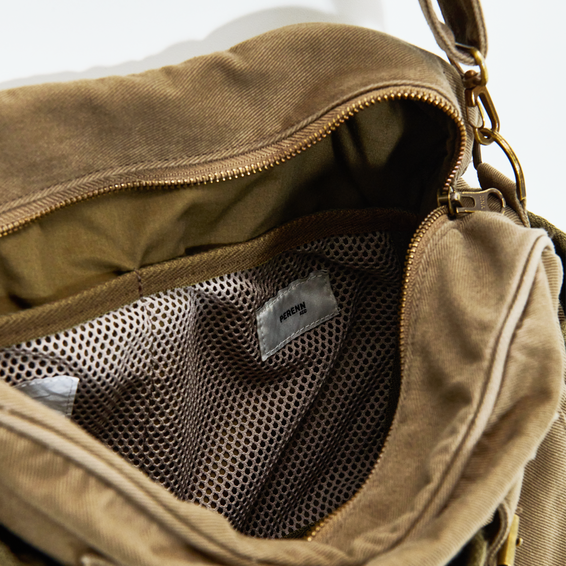 퍼렌 빈티지 메일 백 탄(PERENN Vintage Mail Bag Tan) - 3