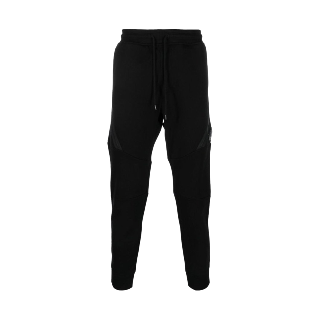 17CMSP084A005086W999 C.P. Company Diagonal Lens Wappen Training Jogger Pants Black - 24FW