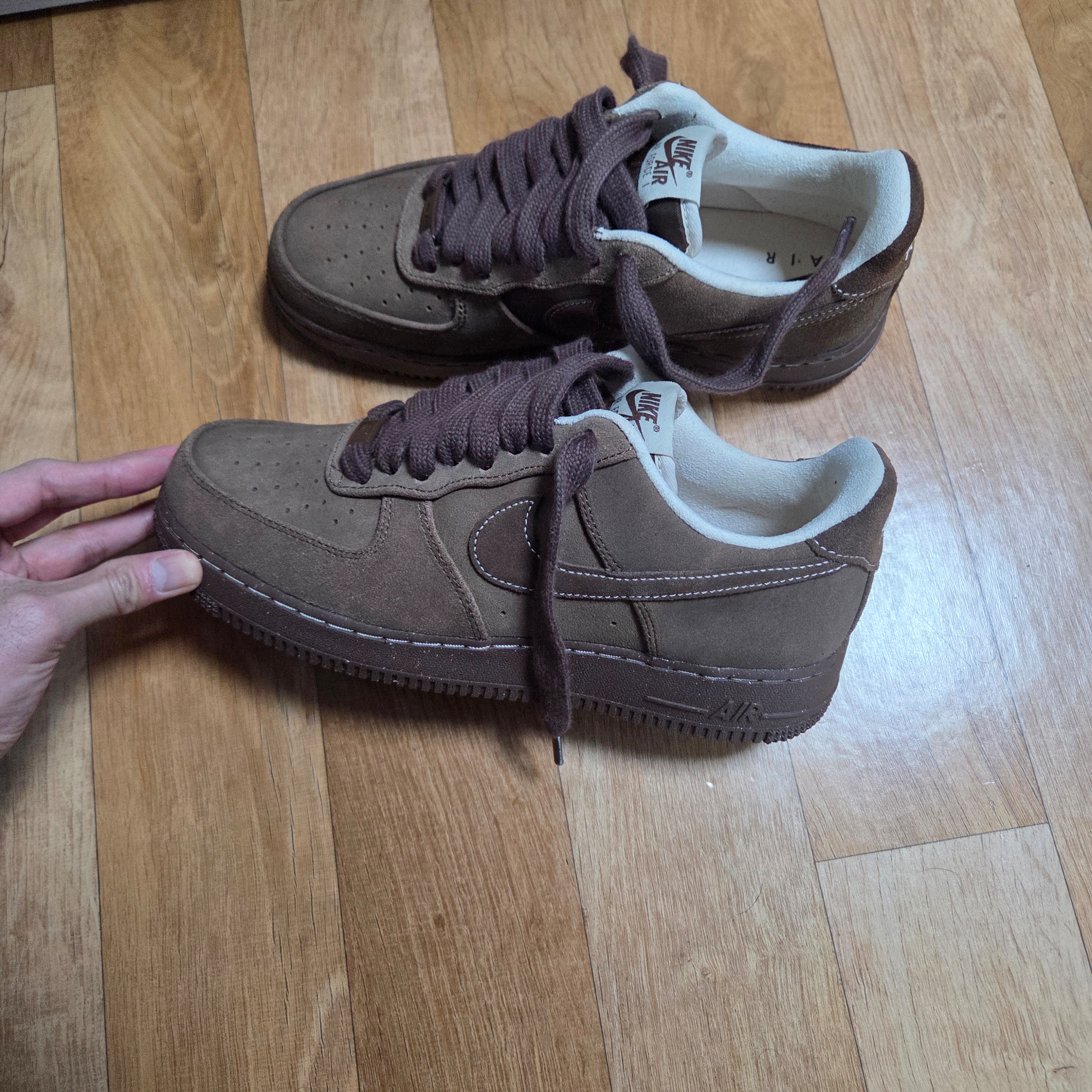 (W) Nike Air Force 1 '07 Cacao Wow 착용 스타일