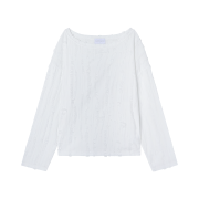 SOMSOC Devon Destroyed Top White