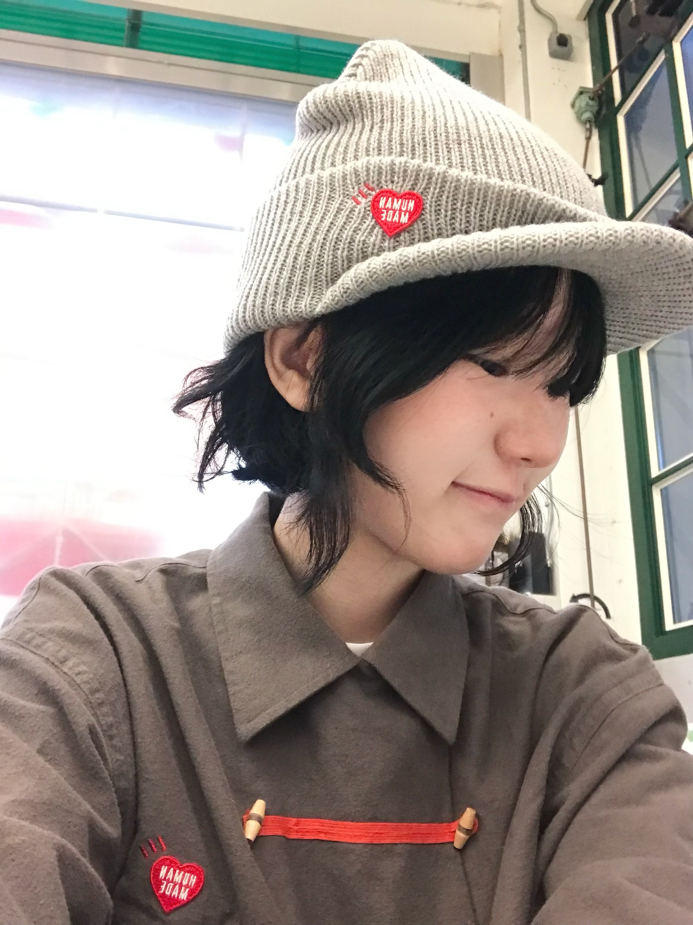 Human Made Oslo Cap Gray 착용 스타일 - 2