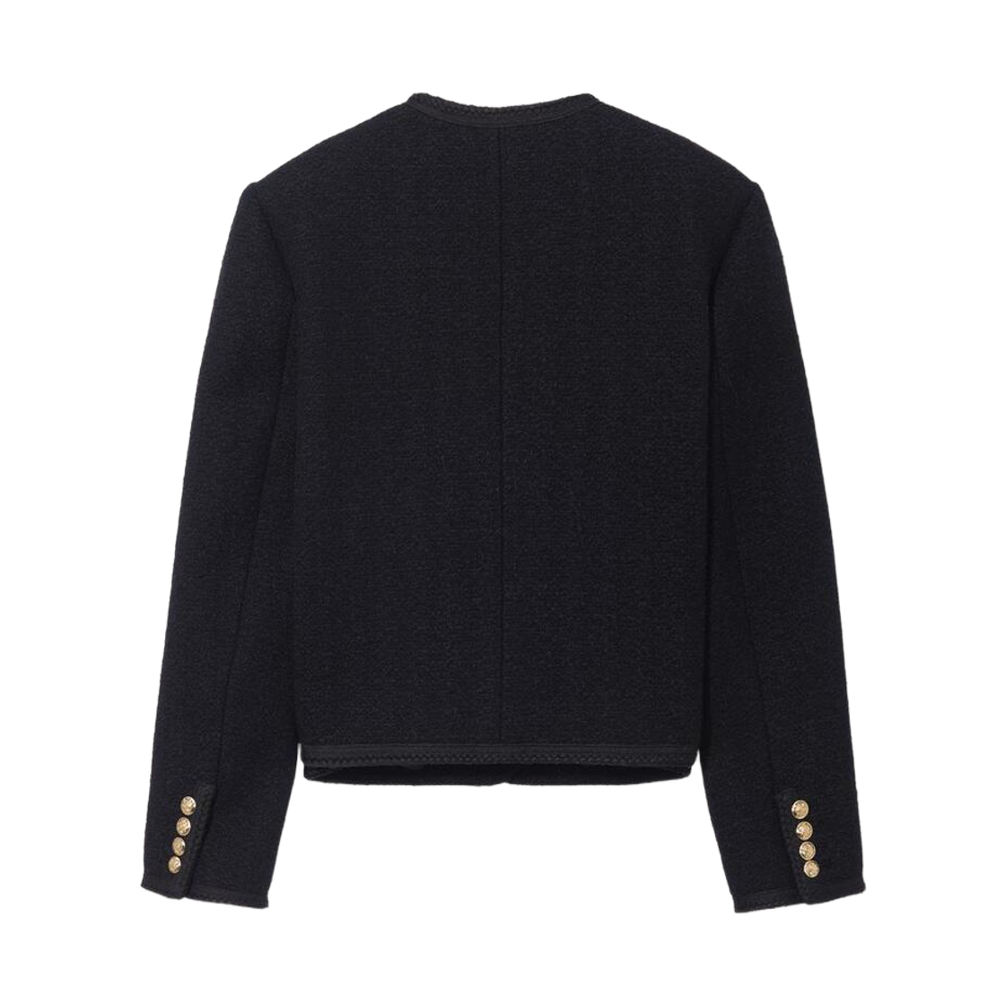 (W) 던스트 클래식 부클 트위드 자켓 블랙((W) Dunst Classic Boucle Tweed Jacket Black) - 2