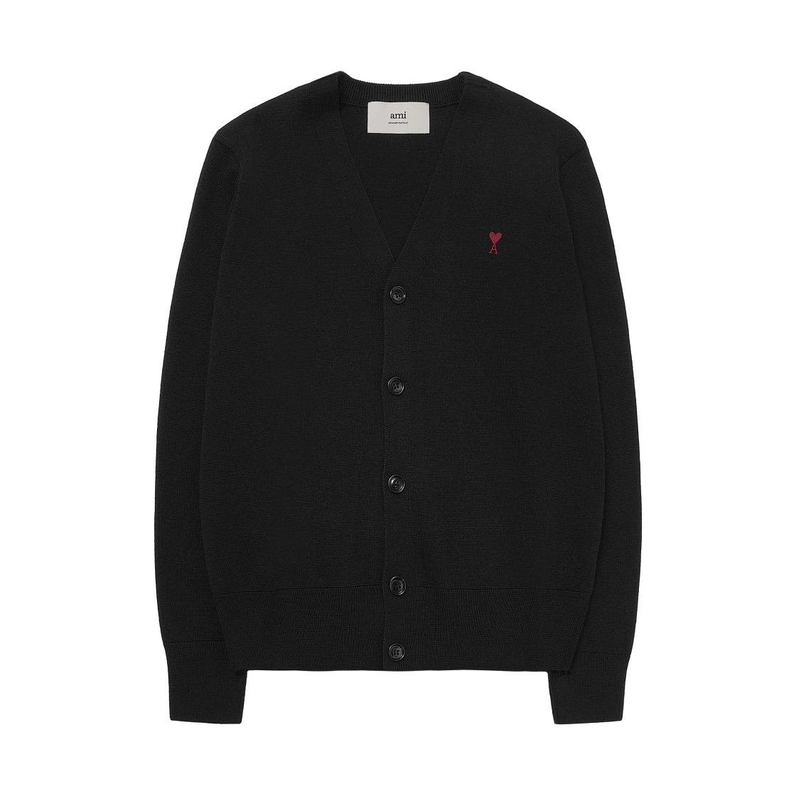 AMI AMI de Coeur Wool Cardigan Black · XS