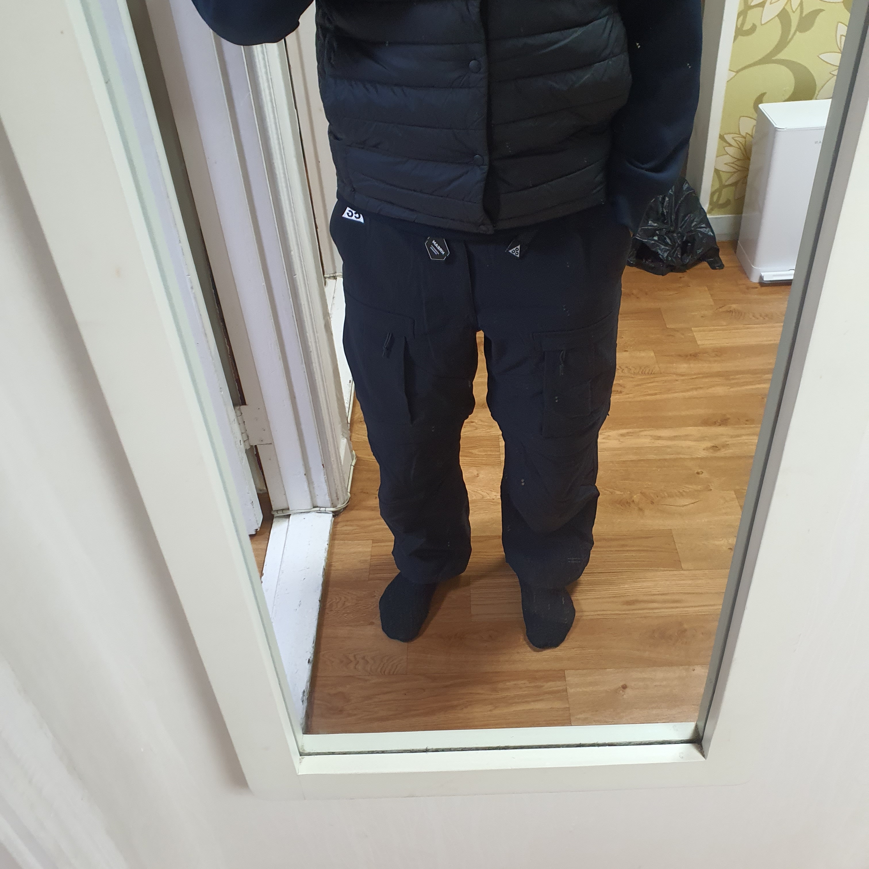 Nike ACG Smith Summit Cargo Pants Black Anthracite - Asia 착용 스타일