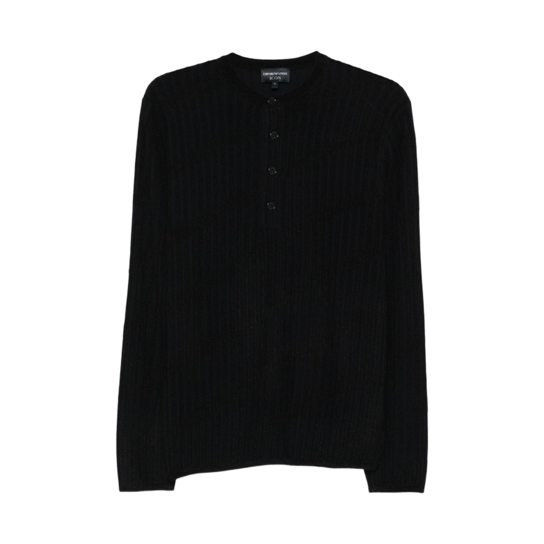 EM003517AF19553FB005 Emporio Armani Stitch Alpaca Jumper Black
