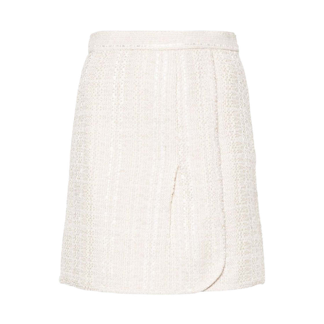 (W) 이로 아이제니 코튼 블렌드 미니 스커트 에크루((W) Iro Ijeny Cotton Blend Mini Skirt Ecru)