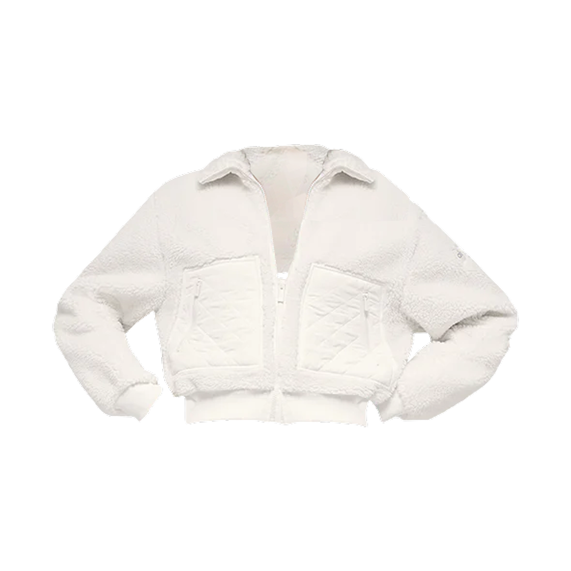 W4530R (W) Alo Yoga Sherpa Edge Bomber Ivory