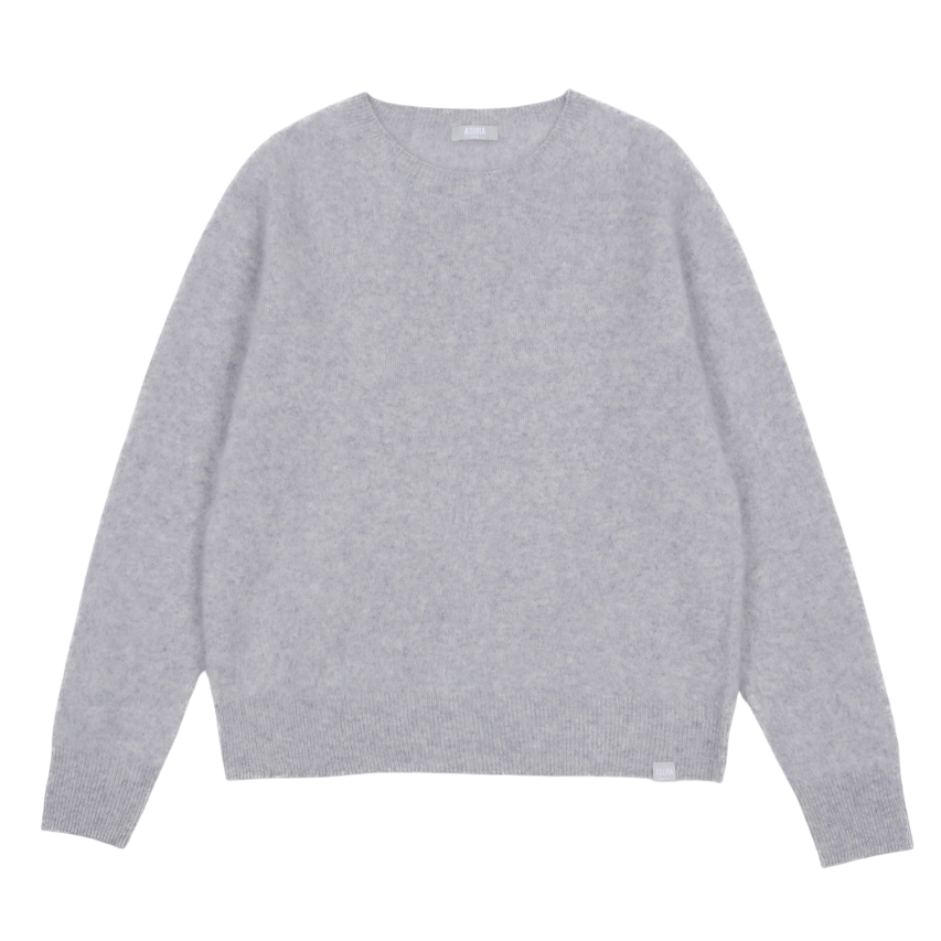 B25FWKN27GR0F Asura As Basic Wool Wholegarment Knit Grey