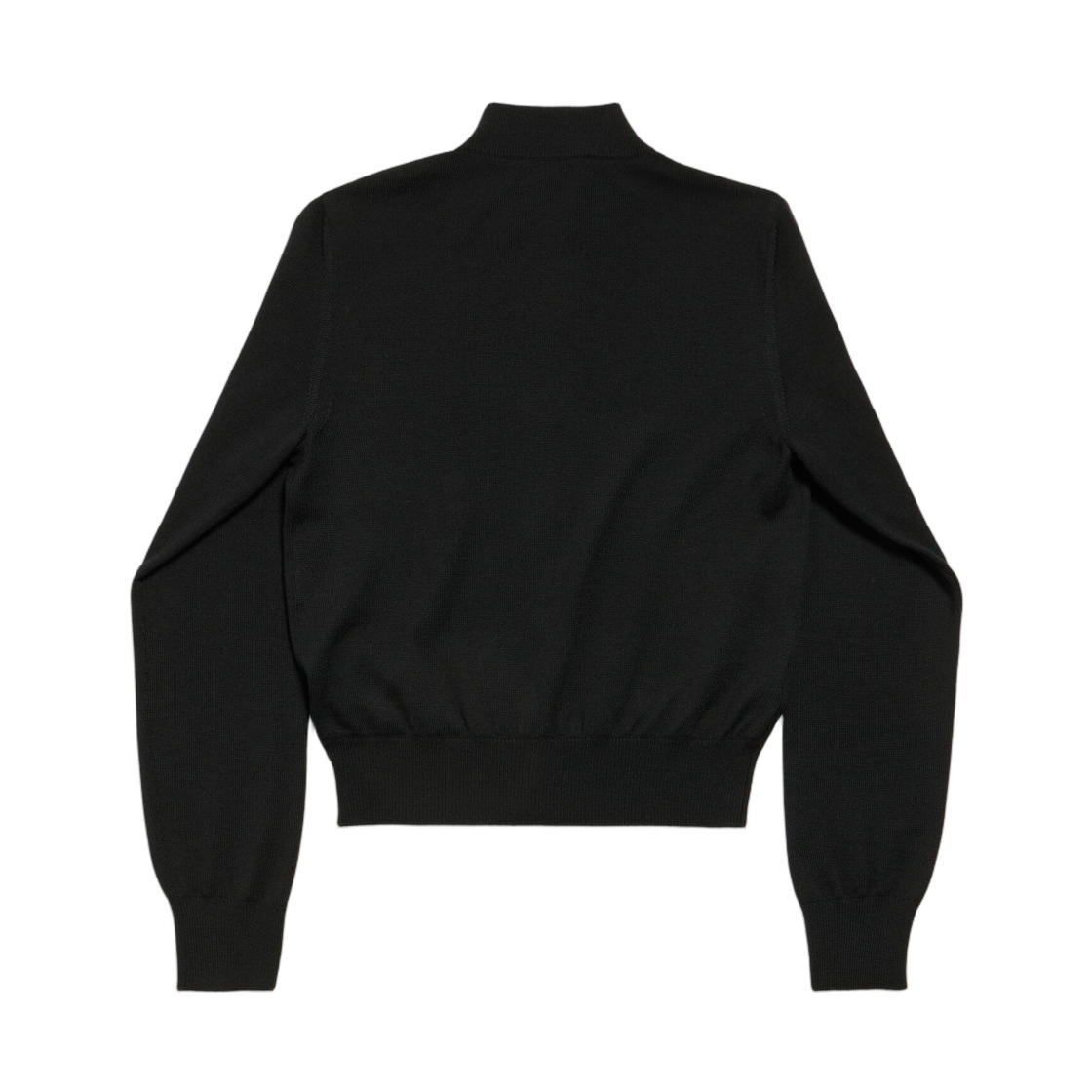 (W) 발렌시아가 집 업 스웨터 블랙((W) Balenciaga Zip Up Sweater Black) - 2