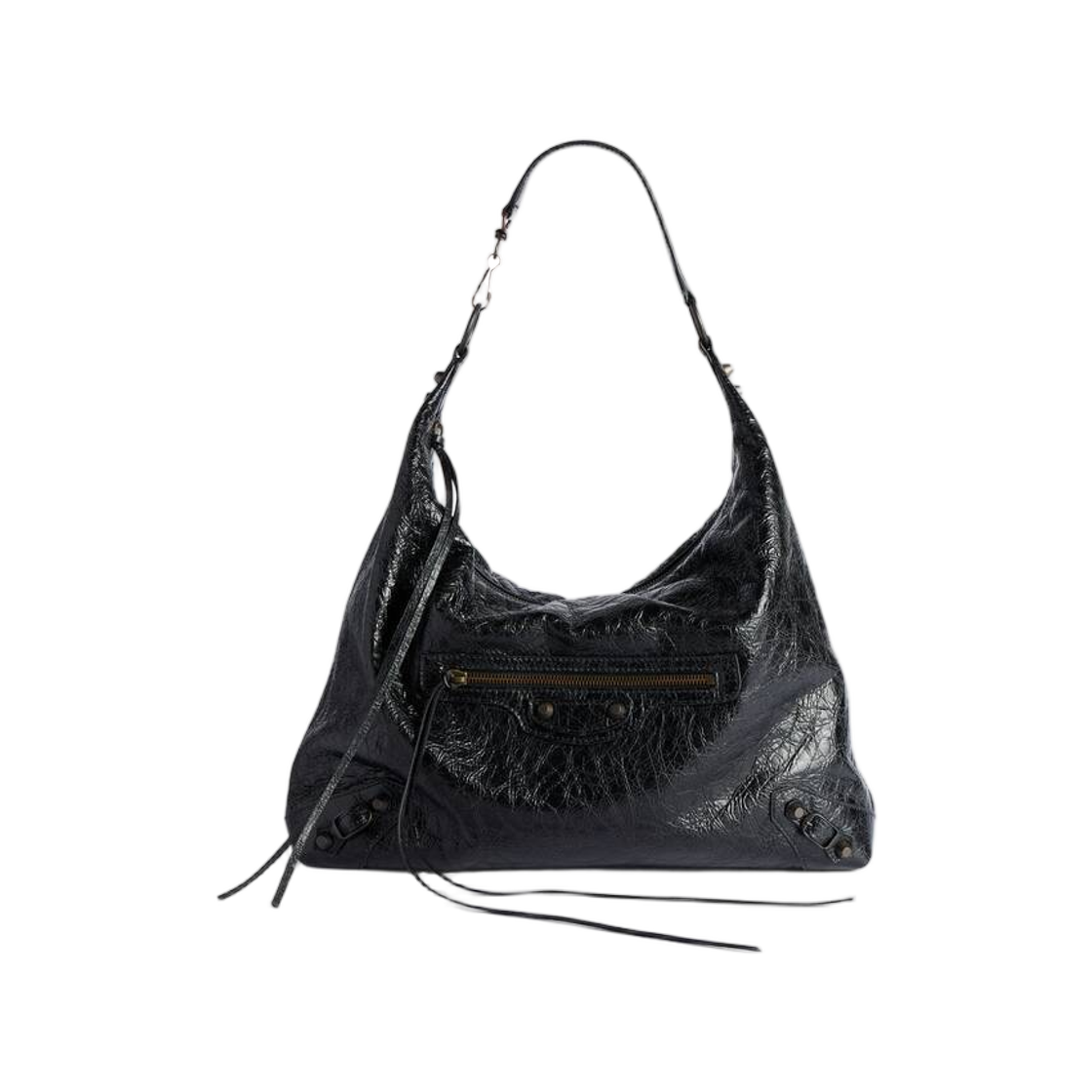 발렌시아가 르 시티 호보백 미디움 블랙