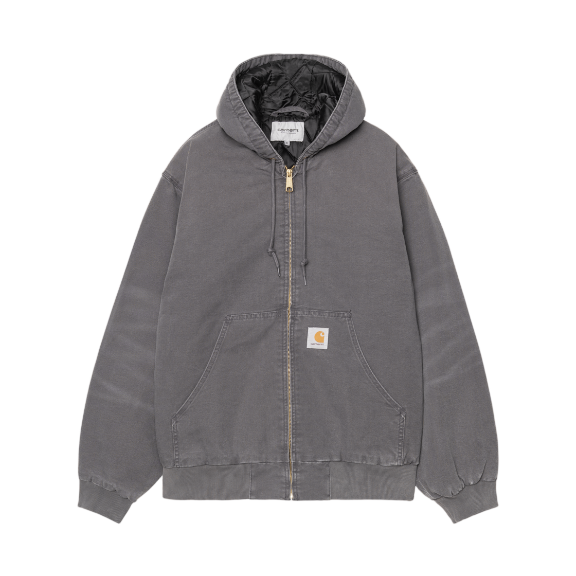 칼하트 WIP OG 액티브 자켓 그래파이트 스톤 캔버스(Carhartt WIP Og Active Jacket Graphite Stone Canvas)