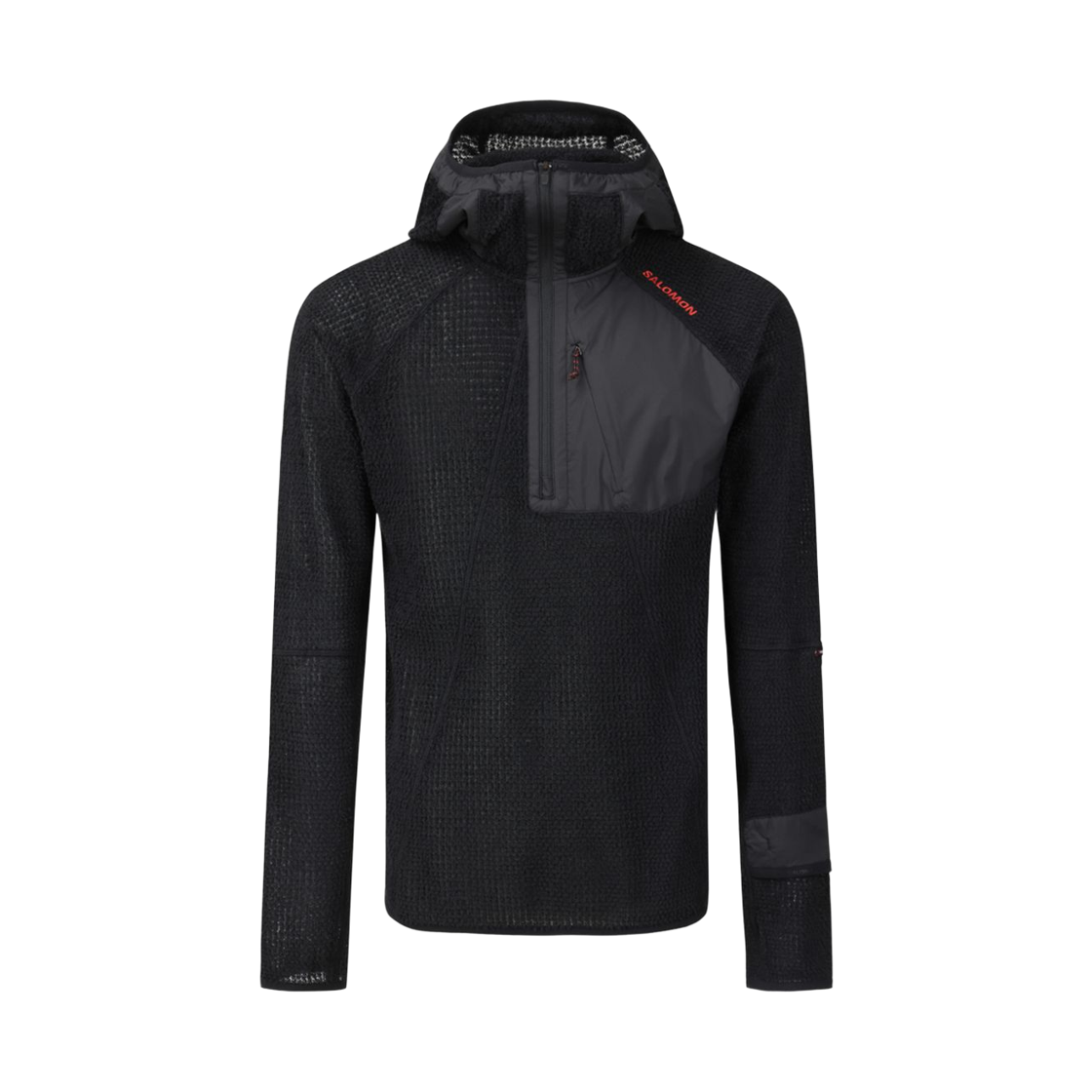 LC2989400 Salomon X Alpha Half Zip Hoodie Black