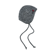 SOMSOC Fuzzy Earflab Beanie Chacoal