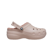 (W) Crocs Classic Platform Lined Clog Pink Clay