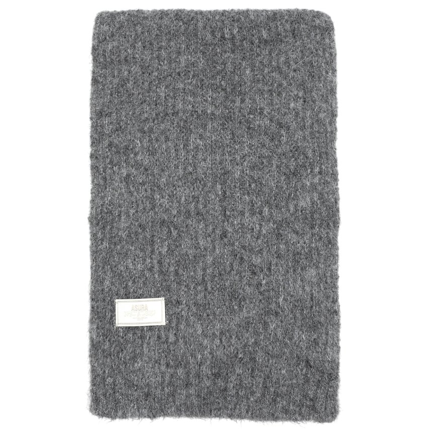 A25FWACC51GR0F Asura Wool Knit Muffler Grey