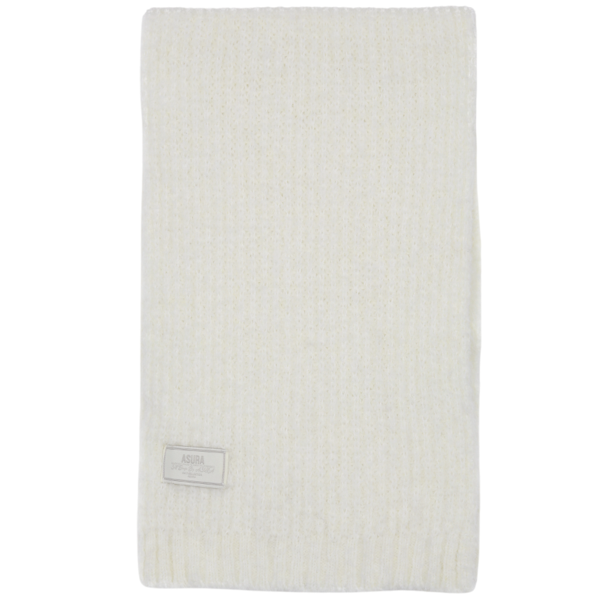 A25FWACC52IV0F Asura Wool Knit Muffler Ivory