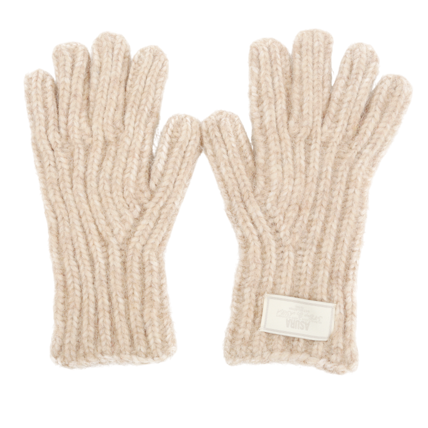 A25FWACC38BG0F Asura Muted Label Gloves Beige