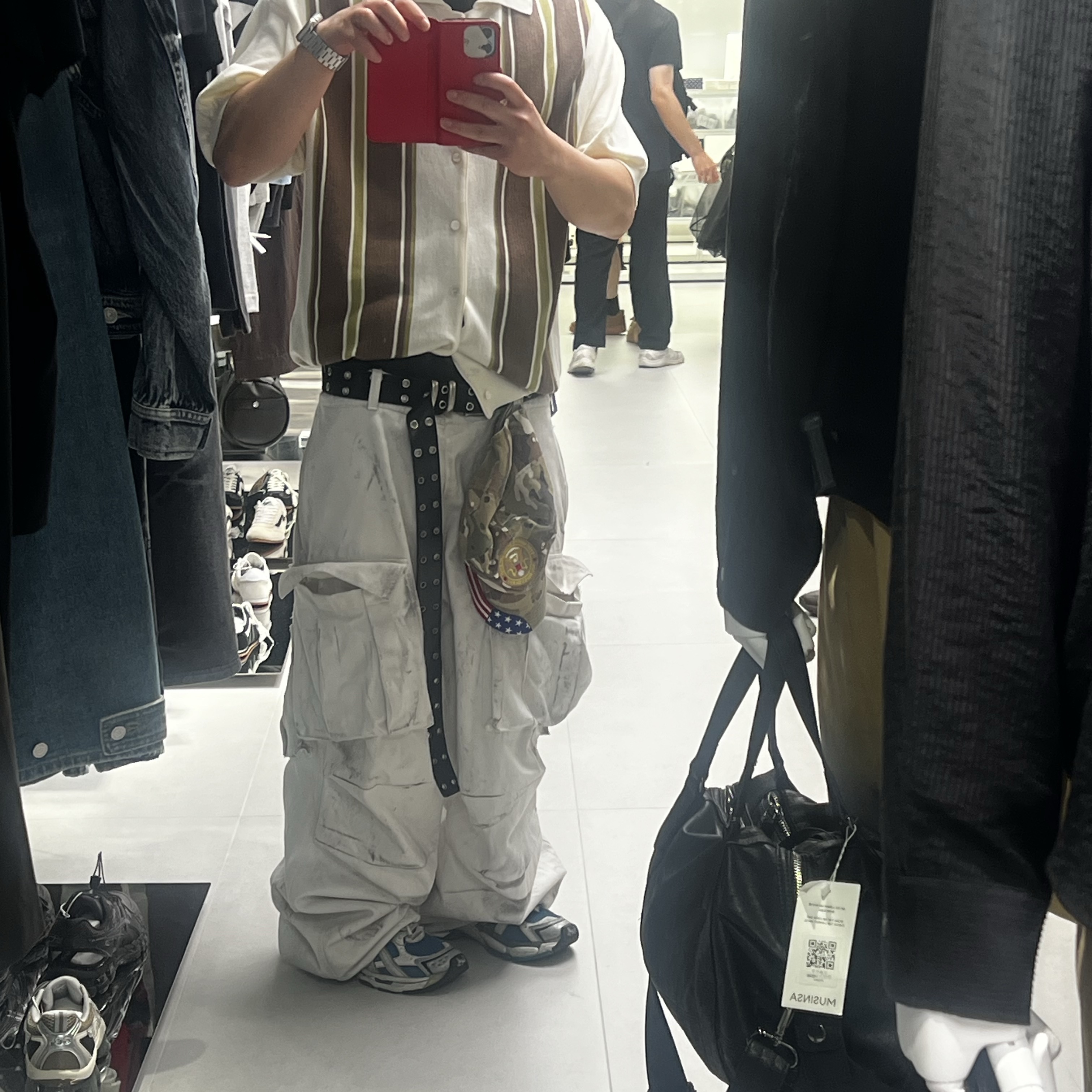 Xlim EP.8 05 Jacket Dark Brown, On Running x Post Archive Faction (Paf) Cloudmonster 2 Thorn Brown 착용 스타일 - 5