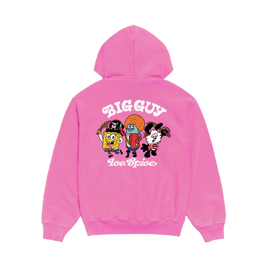 베르디 x 아이스 스파이스 빅 가이 집 후드 핑크(Verdy x Ice Spice Big Guy Zip Hoodie Pink)