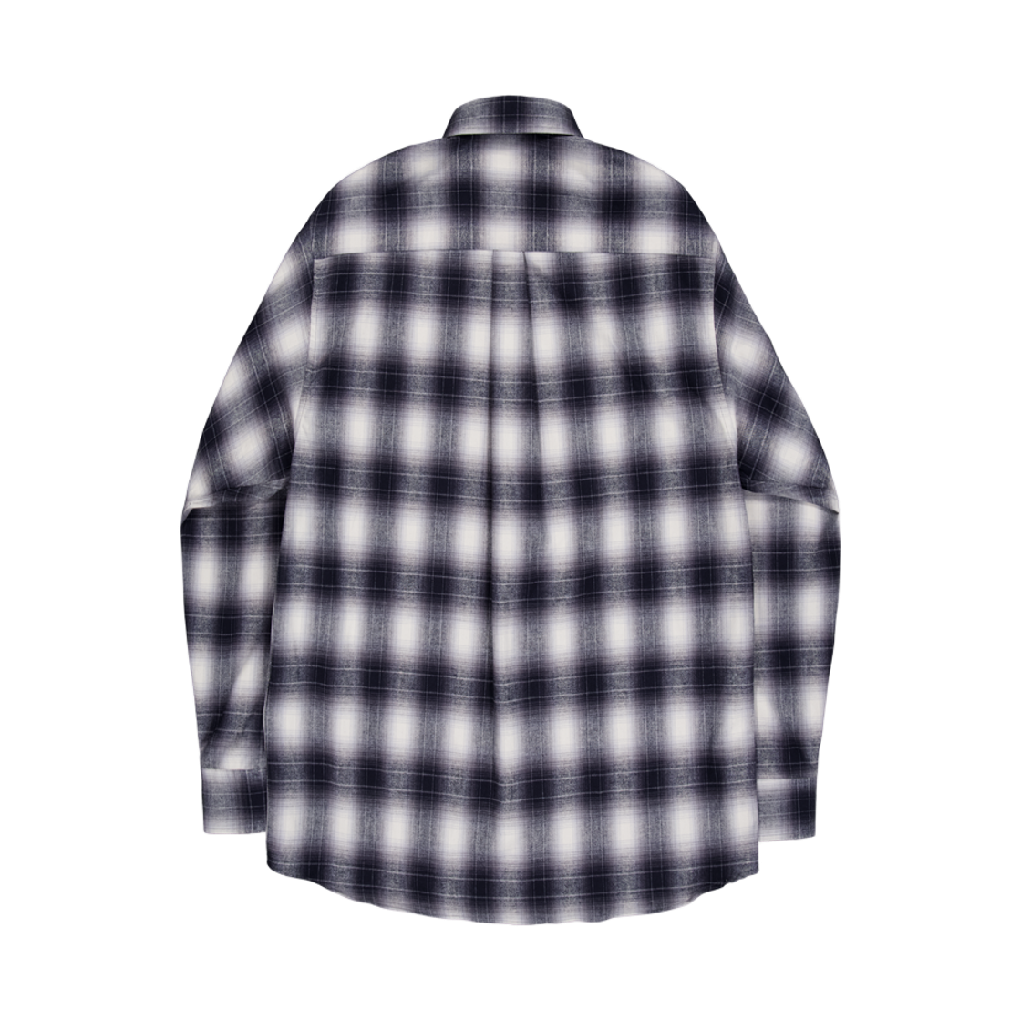 퍼렌 릴렉스드 플란넬 셔츠 옴브레 체크(PERENN Relaxed Flannel Shirts Ombre Check) - 2