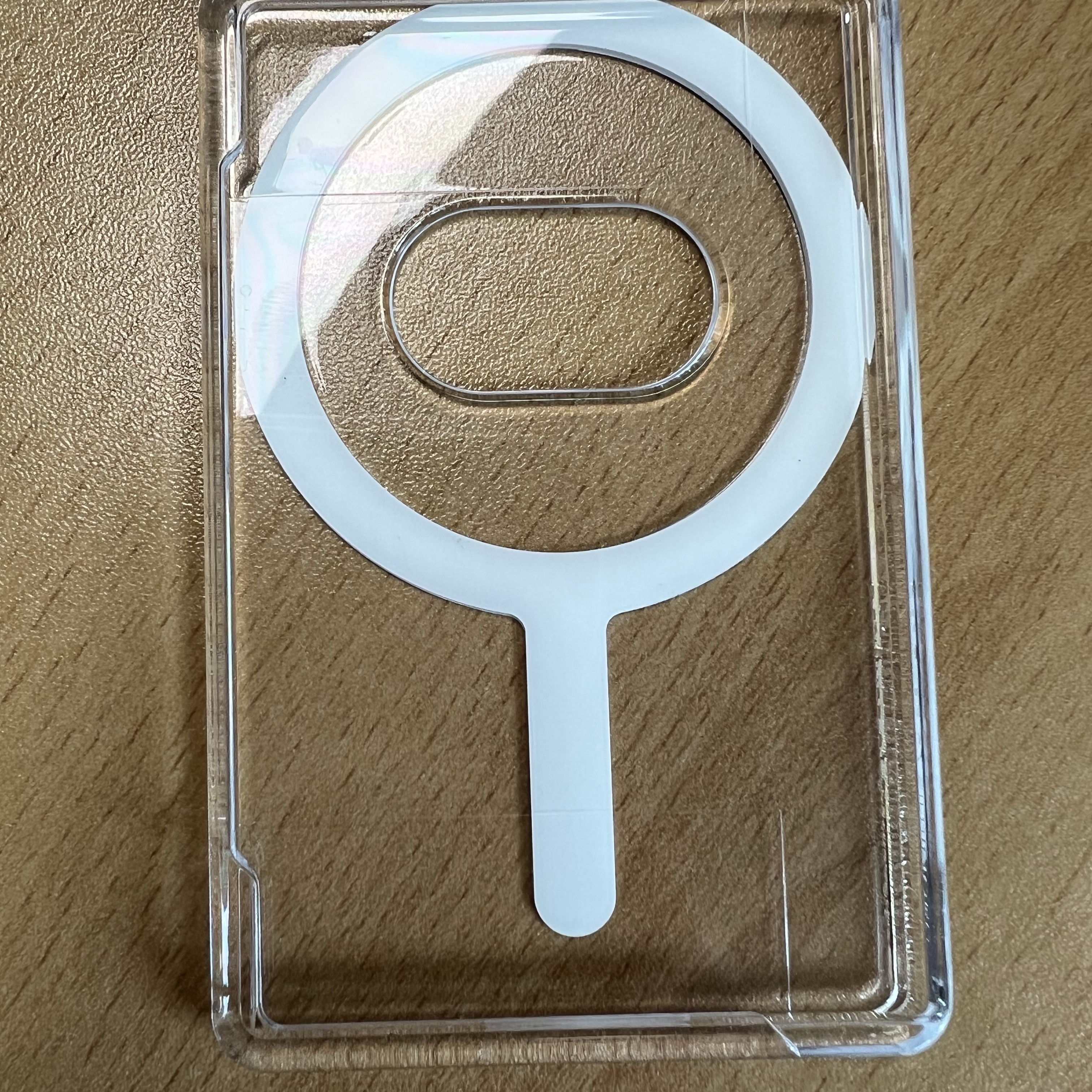 SINJIMORU MagSafe Slim Slot Side Card Holder iPhone Transparent Wallet Case 착용 스타일