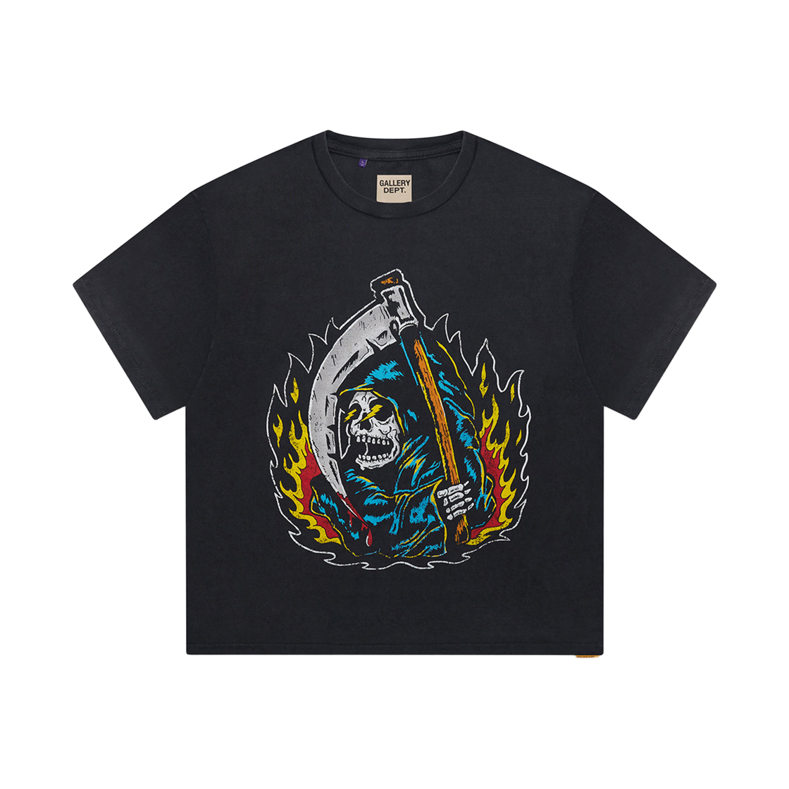 BRA-10286 Gallery Dept. Big Reaper ATK T-Shirt Vintage Black
